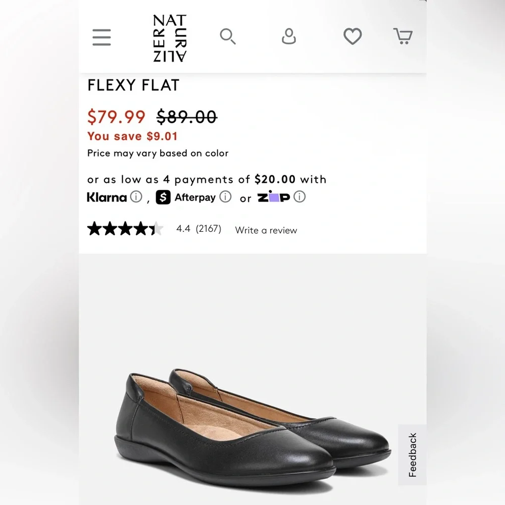 Naturalizer Flexy Ballet Flat - Picture 7 of 7